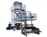 Three layer coextrusion film blowing machine